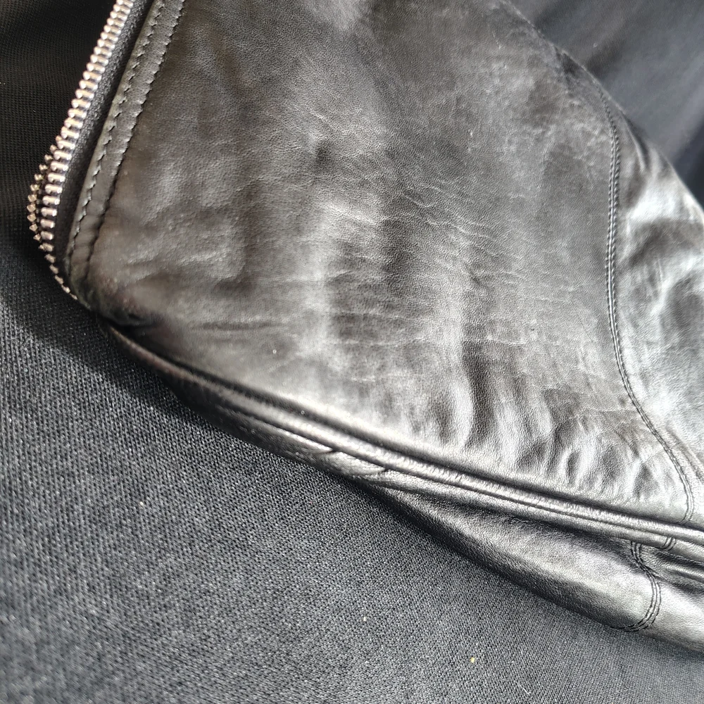 Latico Black Leather Laptop Bag